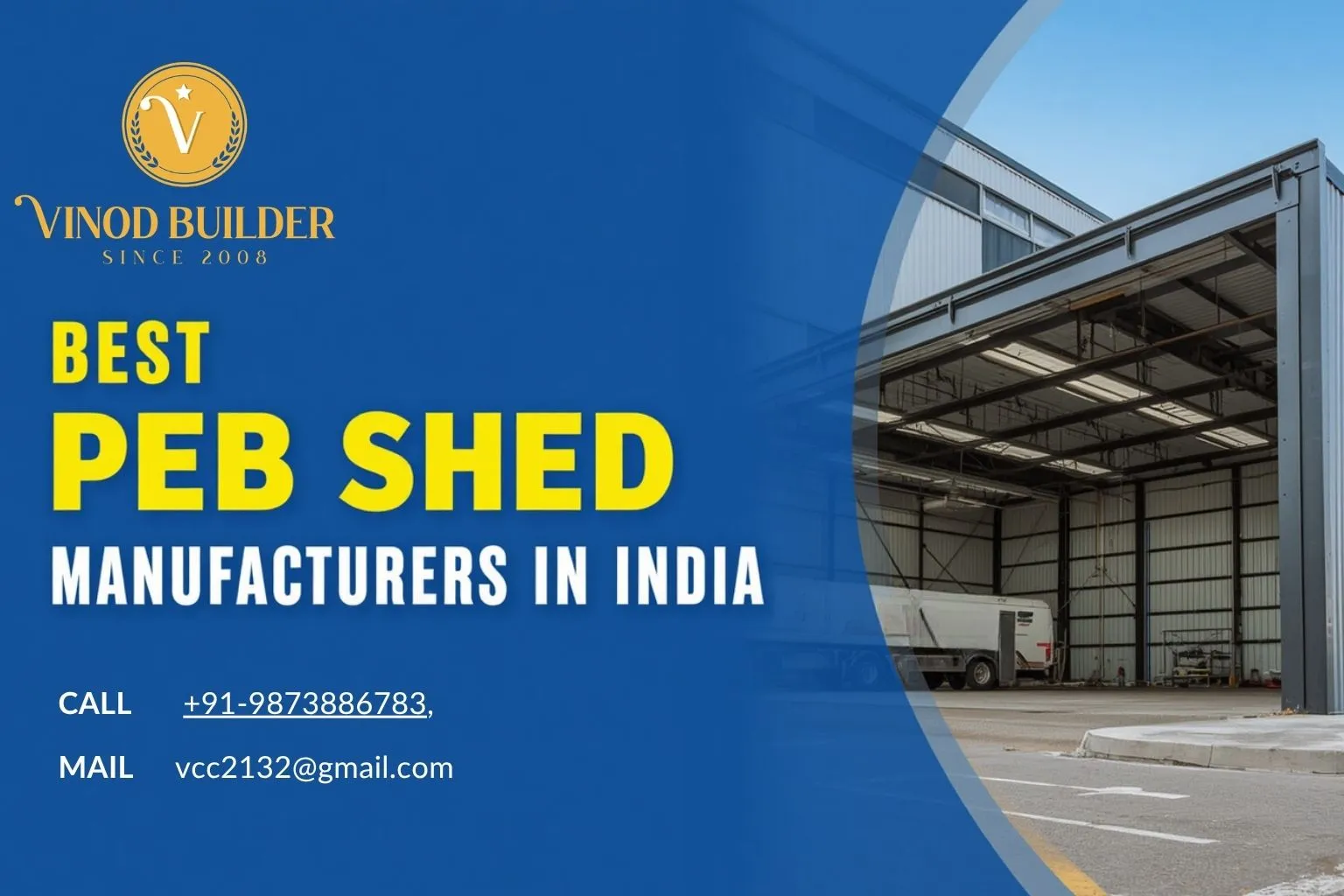 Best PEB Shed Manufacturers in India